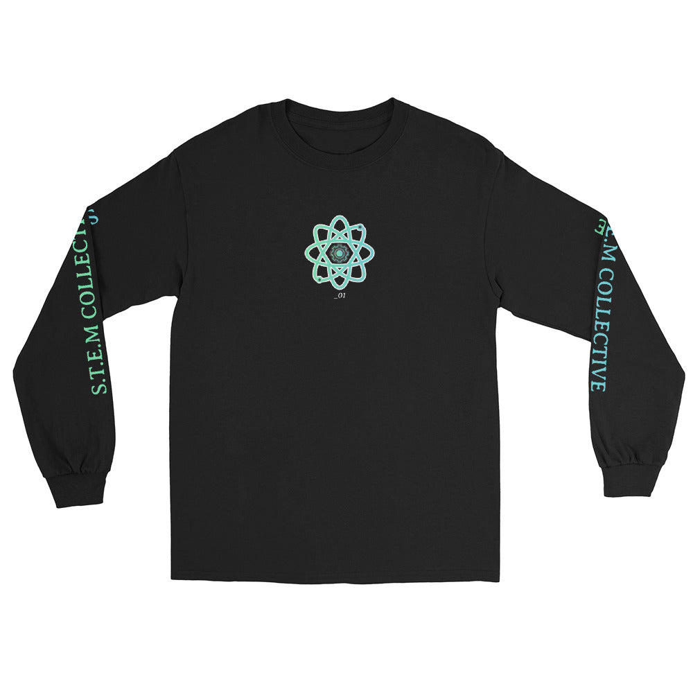 "Circuit_01" - Premium Long Sleeve - Black
