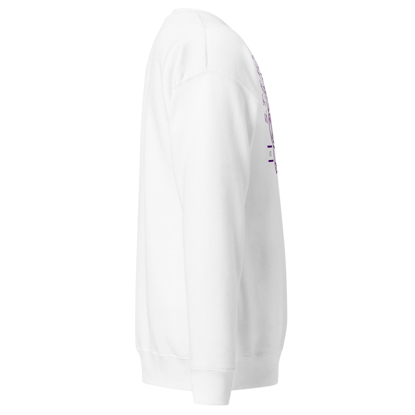 Logo Premium College Crewneck - White