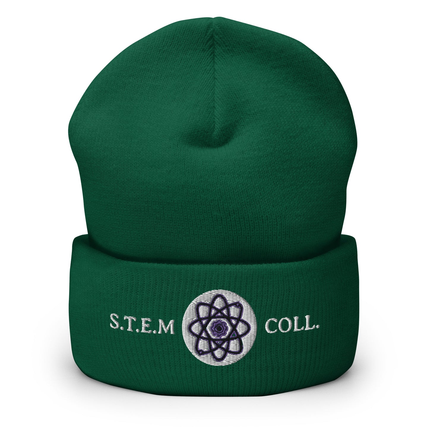 Logo Embroidered Beanie - Green