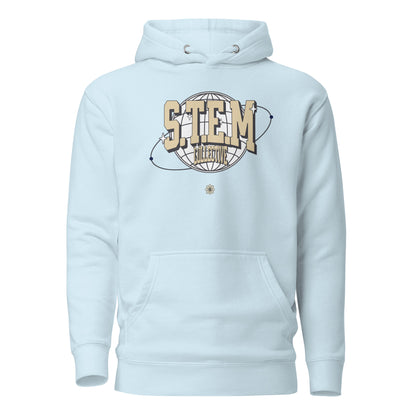 "Old World" Premium Hoodie - Light Blue