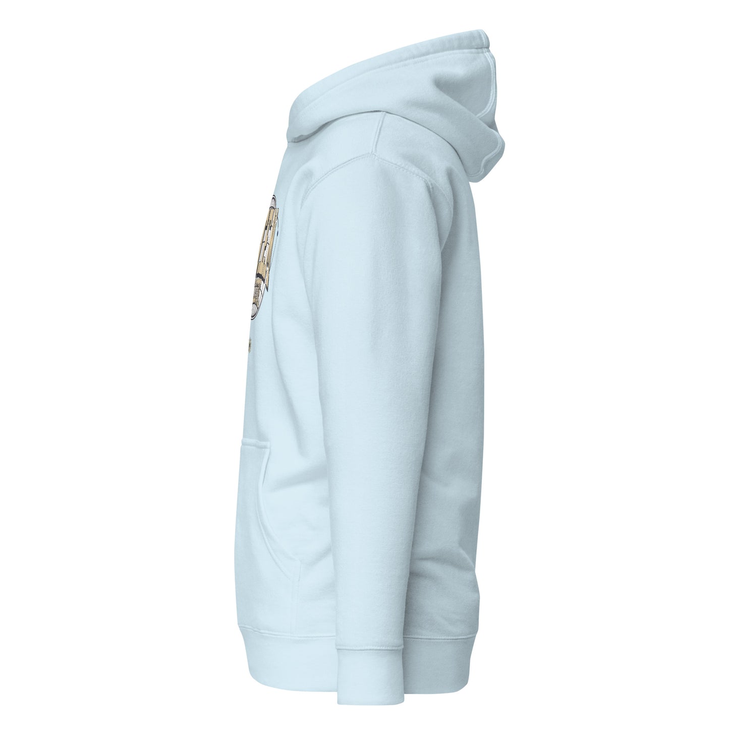 "Old World" Premium Hoodie - Light Blue