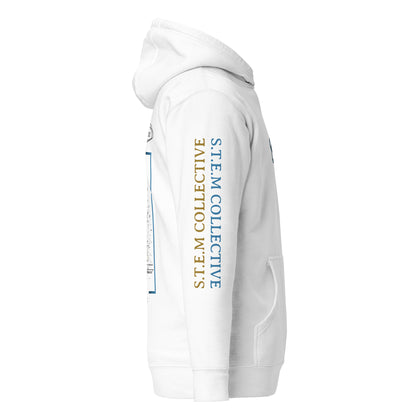 "Rocket_01" - Premium Hoodie - White